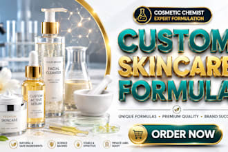 develop a custom cosmetic formulation for your skincare brand