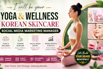 be your yoga wellness and korean skincare social media marketing manager