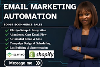 setup klaviyo email marketing flows for shopify ecommerce, shopify
