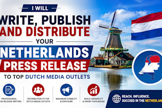 publish SEO netherland press release on top dutch news websites and media outlet