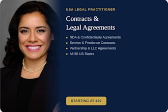 draft professional legal documents contracts and agreements under US law