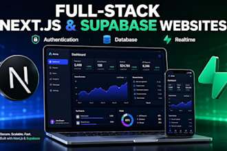 build your nextjs web app with supabase backend