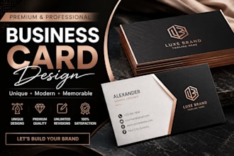 design premium professional business card