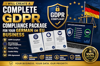 create a complete gdpr compliance package for your german or eu business