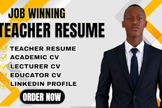 craft a professional teacher resume writing and cover letter