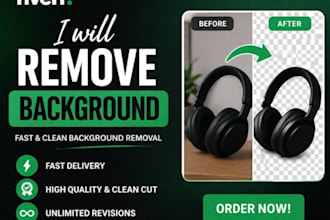 remove background from images in 2 hours