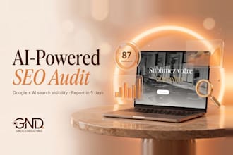 deliver a complete ai powered SEO audit of your website in 5 days