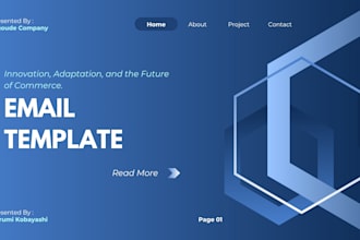 design a professional email template