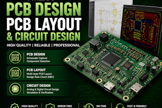 do pcb design, pcb layout and circuit design