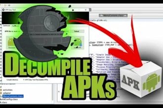 decompile, recompile apk or app bundle with source code android app modification
