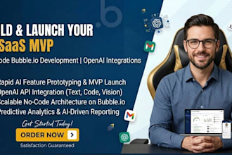 ai saas mvp nocode saas builder openai, bubble io saas bubble io app development