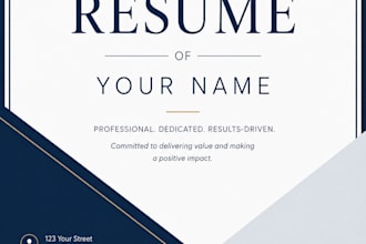 write your resume and cover letter