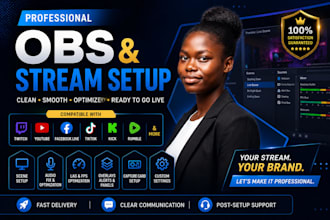 set up fix streamlabs and obs for twitch youtube facebook tiktok instagram