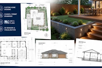 do australian deck and retaining wall permit plans, patio, drainage, pool plan