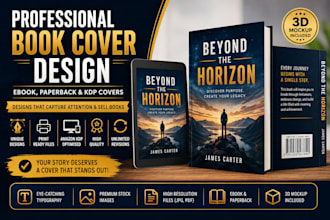 do paperback design book cover art amazon KDP ebook cover