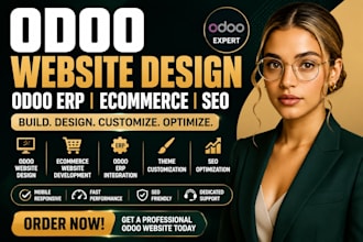 build odoo website design odoo erp ecommerce website customize odoo theme seo
