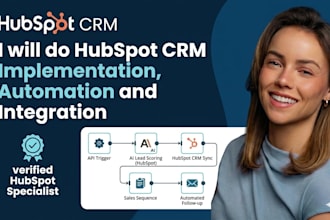 do hubspot CRM implementation, automation and integration
