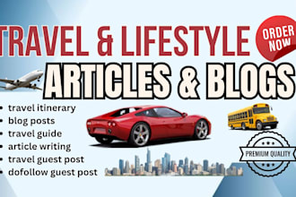 be your travel writer for your travel articles and travel blog posts