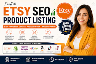 do etsy SEO product listing, etsy digital product design, etsy shop setup upload