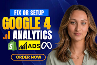 setup shopify google ads conversion tracking ga4, tag manager ecommerce tracking