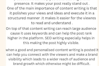 do copywriting for your website or buisness