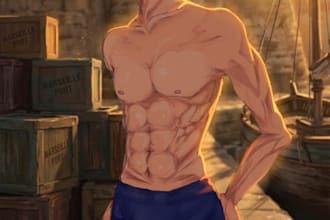 draw a custom anime portrait of real people in my unique style