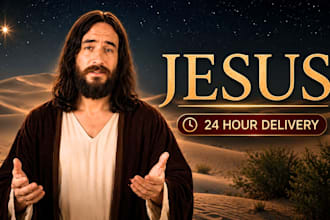 create a personalized jesus birthday greeting video in HD
