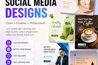 design canva social media posts