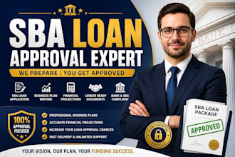 prepare winning sba loan application and business plan for approval
