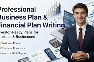 write a business plan startup, marketing financial plan