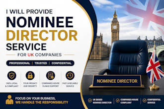 provide nominee director service for UK companies