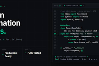 build python automation scripts for engineering workflows and data processing