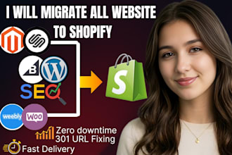 migrate woocommere to shopify, wordpress to shopify, wix to shopify store