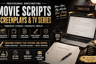 ghostwrite movie script, screenwriting, film script, screen play, script writing