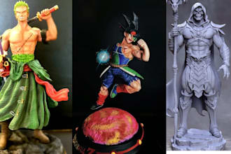do 3d print and paint hand printing custom 3d model 3d print file