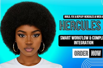 fix hercules ai app, supabase, vercel, stripe, deployment bugs, landing page