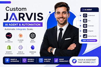 custom jarvis ai agent, shopify, jarvis ai assistant, n8n hermes ai claude mcp