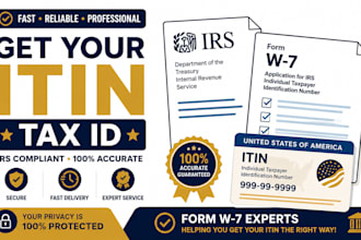 apply for itin individual taxpayer number for non US residents using form w7