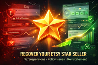 recover your etsy star seller badge fix store policy issues etsy reinstatement