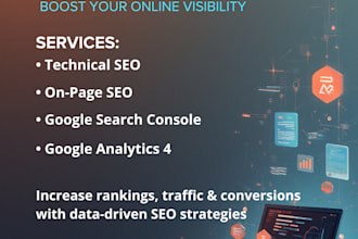 do technical SEO, sitemap, ga4 setup, robots txt, gsc