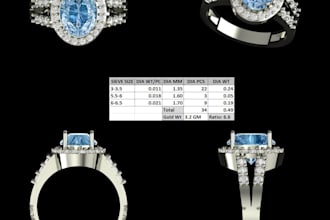 do 3d jewelry cad design for custom printing and casting ready stl