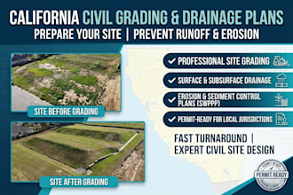 draw site plans for residential septic system placement layout