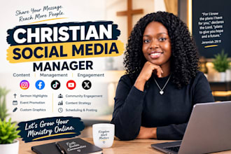 manage social media for your church or christia ministry