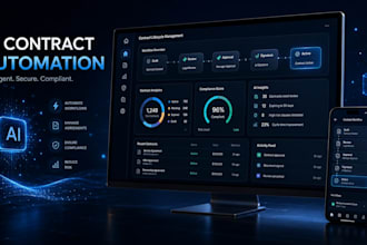 build ai contract lifecycle management, workflow automation, legal tech website