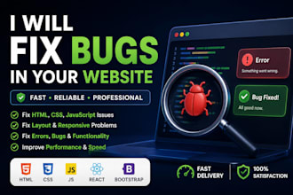 fix bugs in your website