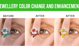 do jewelry color correction professional retouching editing