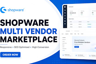 build shopware multi vendor marketplace for ecommerce business shopware store