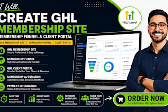 create ghl membership site, ghl membership sales funnel, ghl client portal