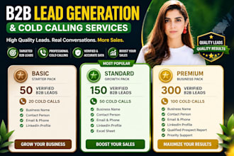 b2b cold calling, lead generation, appointment setting, business leads for you