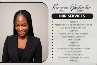 ghostwrite engaging and romantic stories